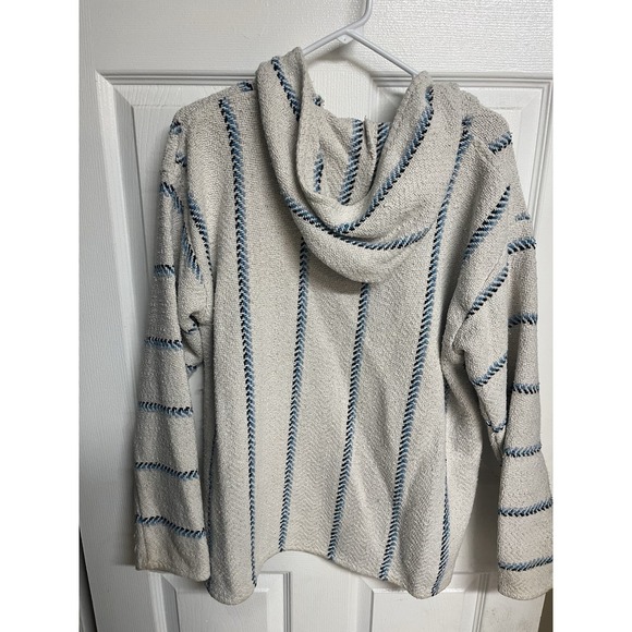 Earth Ragz Baja Joe Hoodie XL Mexican Drug Rug Surf Skate Pullover - Picture 4 of 4